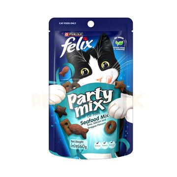 Purina Felix Party Mix Sea Food Flavor – 60 Grams
