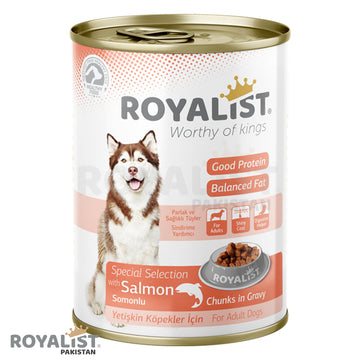 Royalist Food Wet Chunk Dog Salmon / Dog Tin – 400 GM