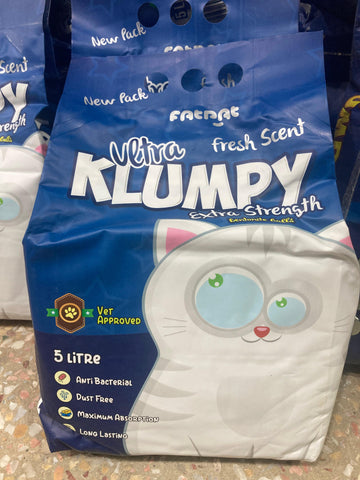 Klumpy Ultra Litter – Premium Clumping Cat Litter 5L