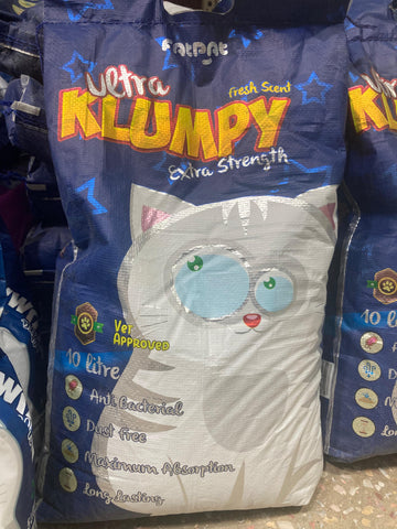 Klumpy Ultra Litter – Premium Clumping Cat Litter 10 L