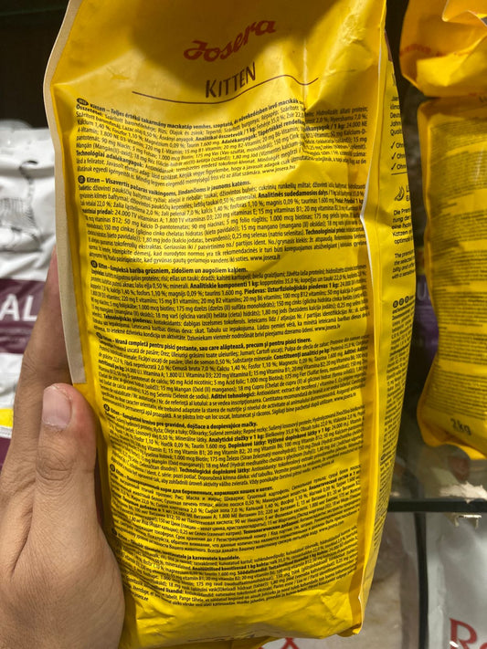 πΎ Josera Kitten Food β 2kg (Healthy Growth Formula)