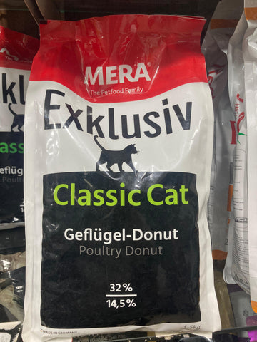 Mera Exklusiv Adult Cat Food - 1.5 kg Bag - Complete Nutrition for All Breeds