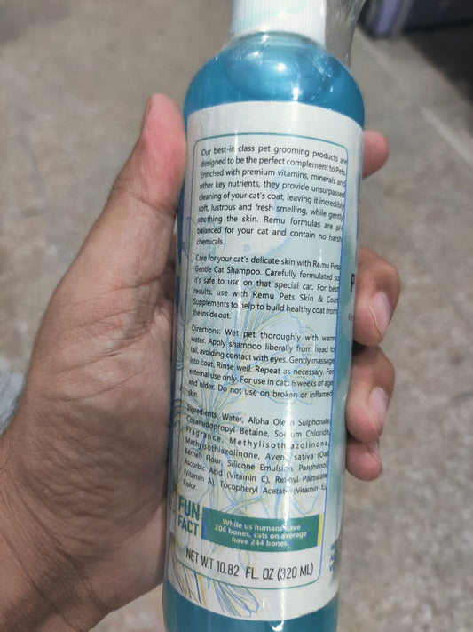 Remo Cat Shampoo 320ml ' Gentle Care for Your Furry Friend!