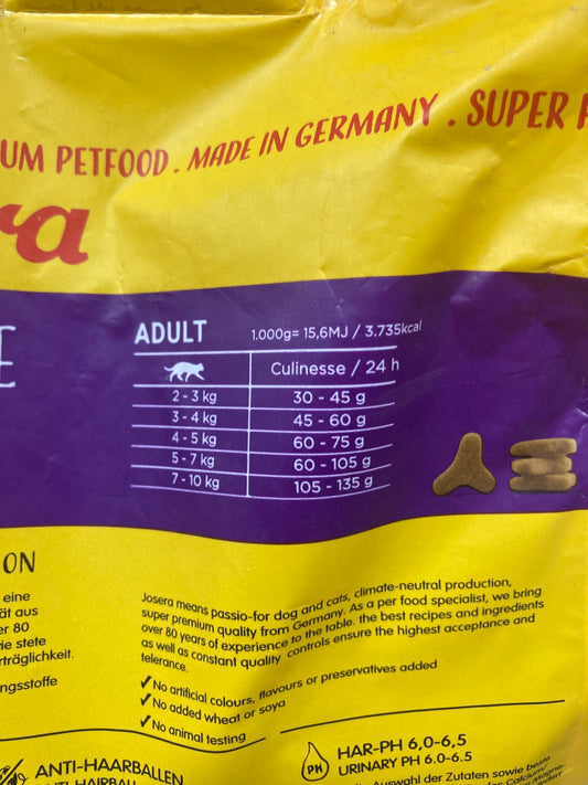 Josera Adult Cat Food β Premium Nutrition for Healthy Cats