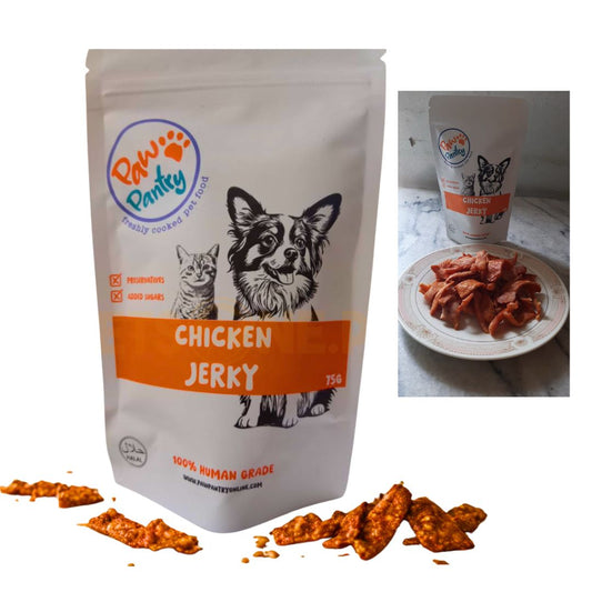 Paw Pantry Chicken Jerky Strips – 75 Gram