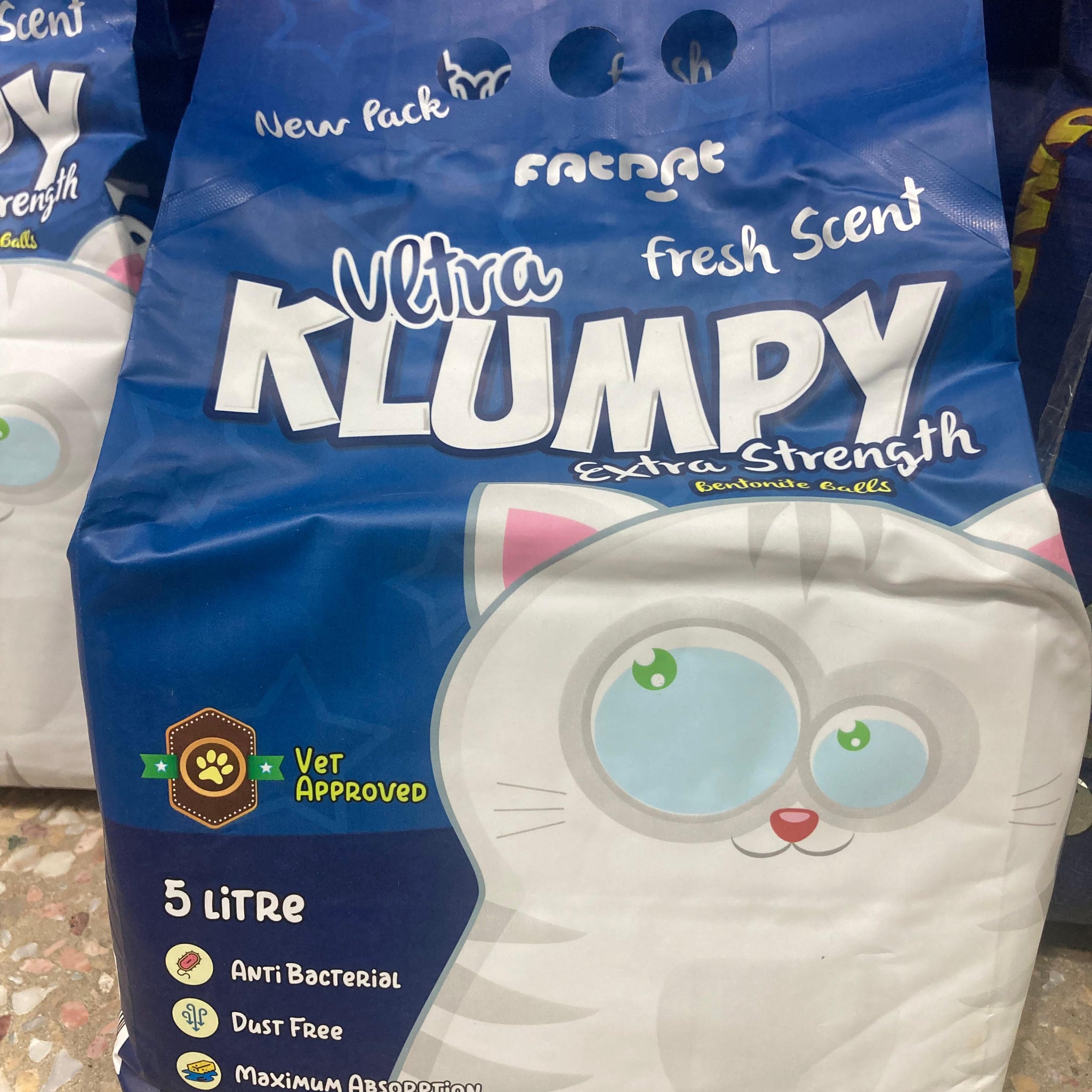Klumpy Ultra Litter – Premium Clumping Cat Litter 5L