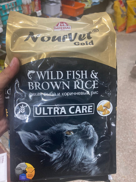 🐾 Nourvet Gold Cat Food – 1kg (Premium Complete Nutrition)