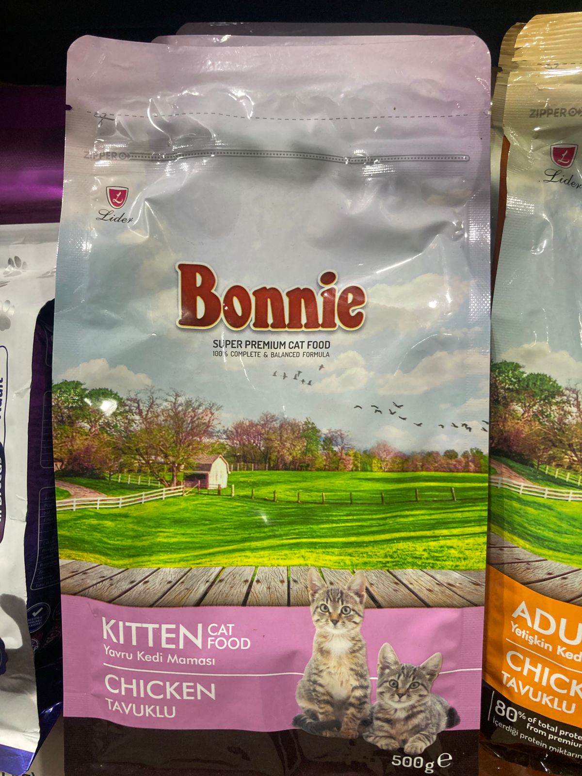 🐾 Bonnie Cat Food – 500g (Complete Nutrition for Cats)