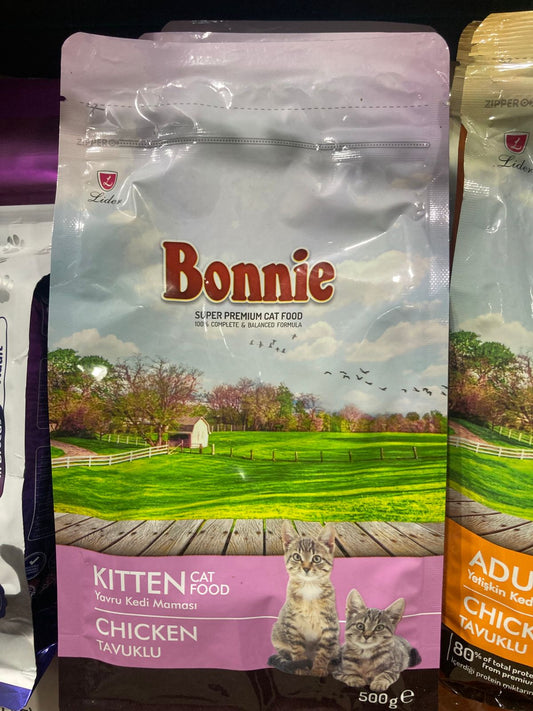 🐾 Bonnie Cat Food – 500g (Complete Nutrition for Cats)