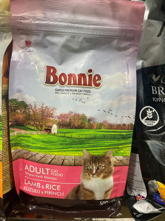 🐾 Bonnie Cat Food – 500g (Complete Nutrition for Cats)