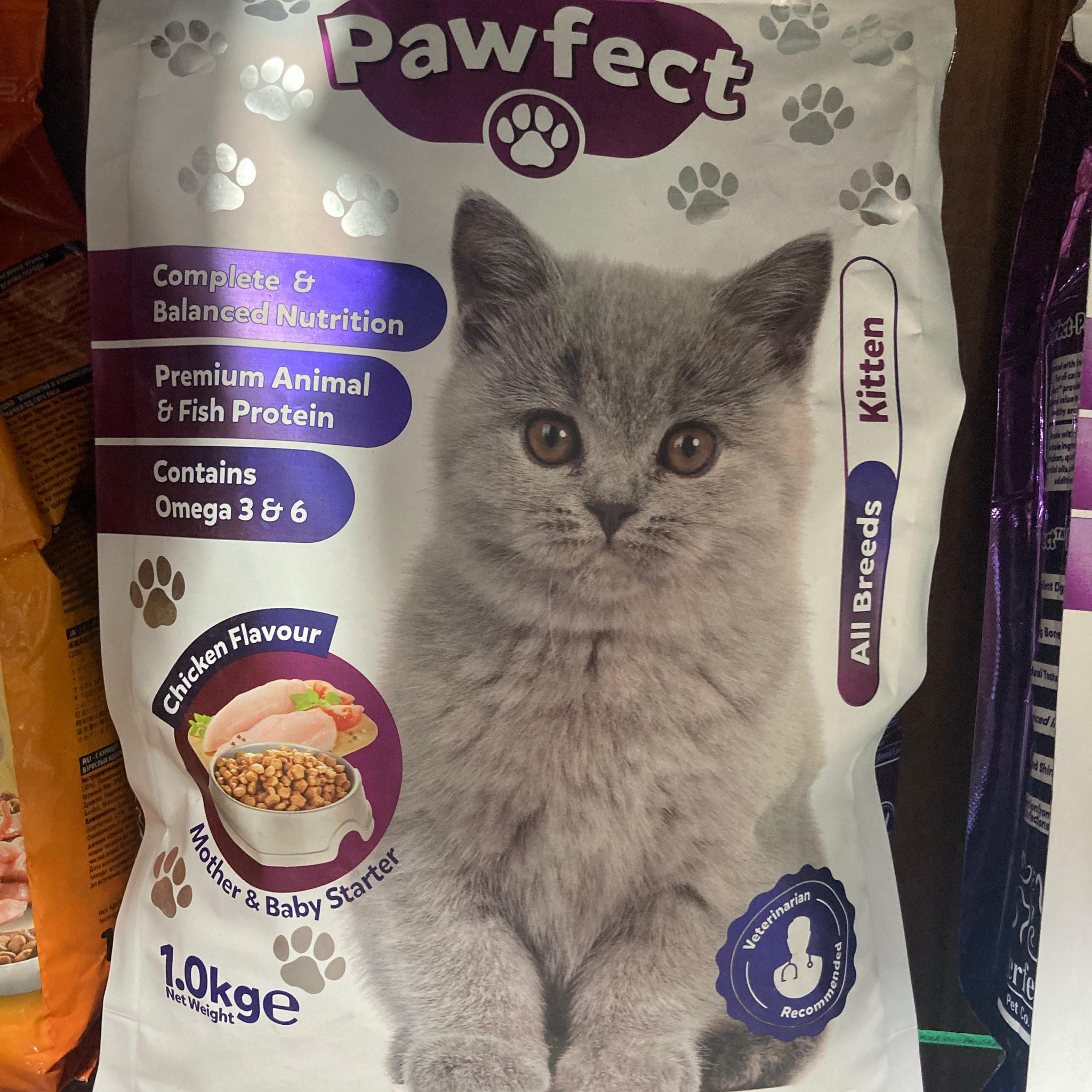 Pawfact Kitten Cat Food - 1 kg Bag - Complete Nutrition for Health & Vitality