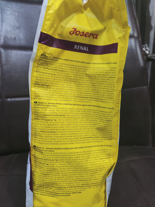 🐾 Josera Renal Cat Food – 2kg (Kidney Care Formula)