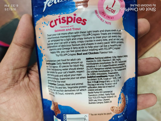 🐾 Felex Tasty Nuggets – A Purr-fect Treat for Your Cat!